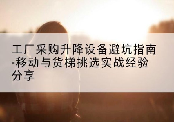 晴隆移动式升降机怎么选-工厂采购升降设备避坑指南-移动与货梯挑选实战经验分享